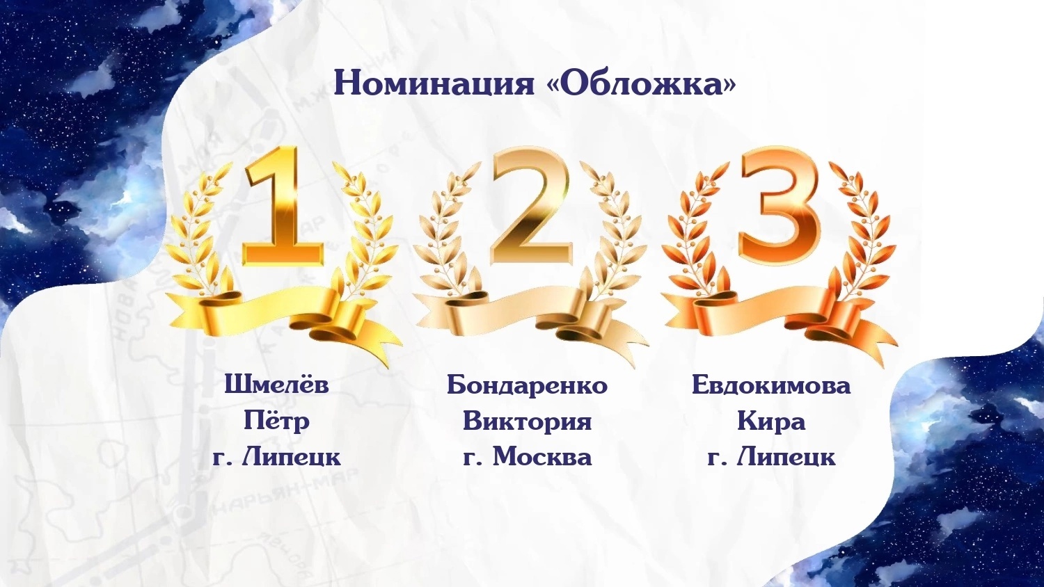 Обложка - победители